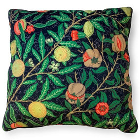 William Morris Pomegranate Filled Cushion Multicoloured (55cm x 55cm)
