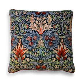 William Morris Snakeshead Filled Cushion Multicoloured (40cm x 40cm)