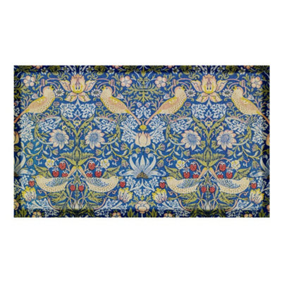 William Morris Strawberry Thief Indoor & Outdoor Doormat - 70x40cm