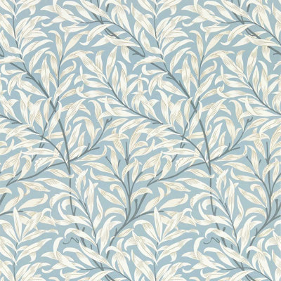 William Morris Willow Boughs Wallpaper Dove Grey W0172/02