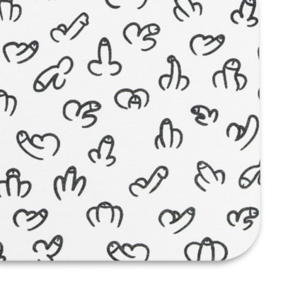 Willies White Stone Non Slip Bath Mat - 4