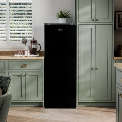 Willow 177L Freestanding Tall Freezer-Black