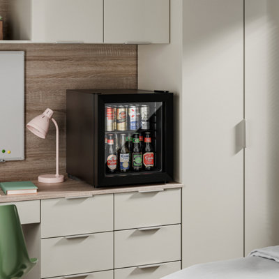Willow 48L Table Top Drink Fridge in Black