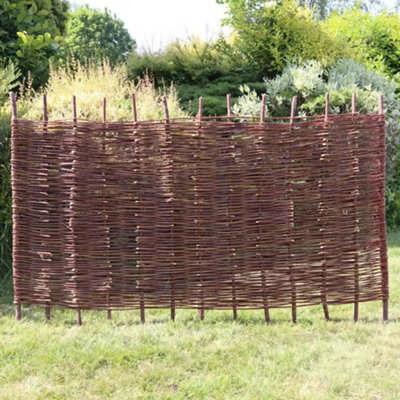 Willow Hurdle Fence Panel 6ft x 4ft 6in