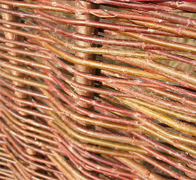 Willow Hurdle Fence Panel Premium Weave Woven Screening  6ft x 6ft - 7