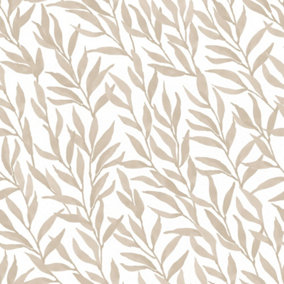 Willow Leaf Wallpaper In Natural