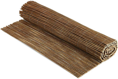Willow Natural Garden Fence Screening Roll Privacy Border Sun Protection 4m x 1m