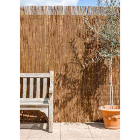 Willow Screening Roll Fencing Garden Premium Decorative L3m x H1.2m Primrose