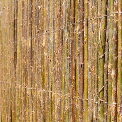 Willow Screening Roll Fencing Garden Premium Decorative L3m x H1.8m Primrose