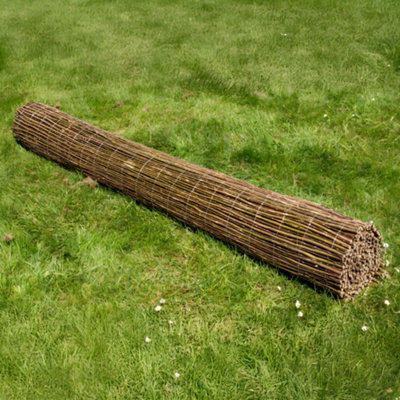 Willow Screening Roll Fencing Garden Premium Decorative L3m x H1.8m Primrose - 8