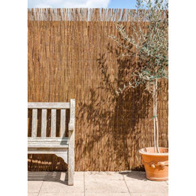 Willow Screening Roll Fencing Garden Premium Decorative L3m x H2m Primrose