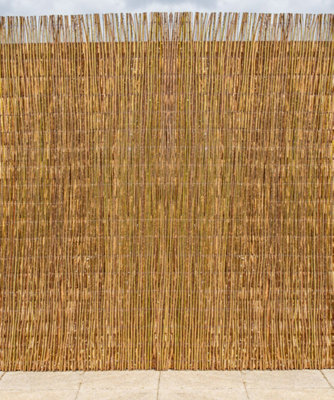 Willow Screening Roll Fencing Garden Premium Decorative L3m x H2m Primrose - 4