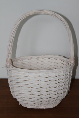 Willow Shopping or Floral Basket - Large size