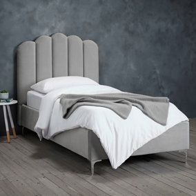 Willow Single Bed Silver W 111 x L 207.5 x H 125 cm