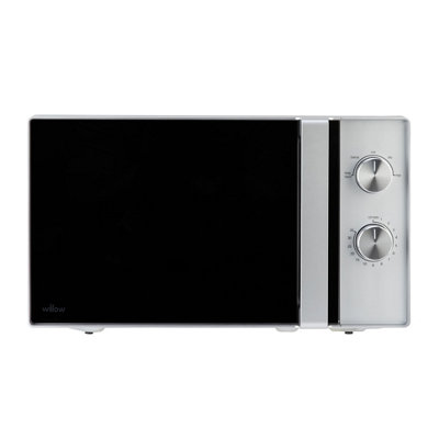 Willow W20MWS 20L Solo Microwave, 700W Small Microwave Oven with 5 Power Levels