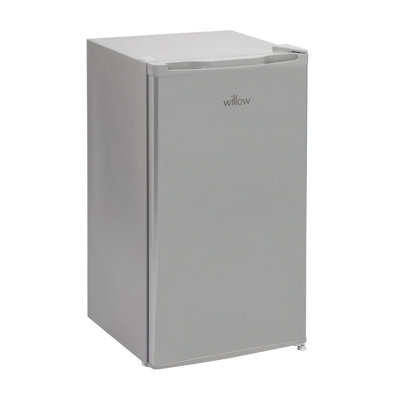 Willow W48UFIS 101L Under Counter Fridge with Reversible Door, Chill Box - Silver
