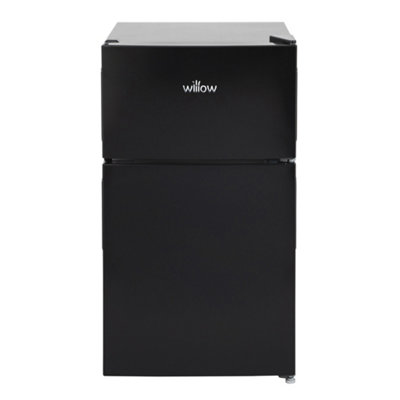 Willow WB50UCFF 86L Under Counter Fridge Freezer with Adjustable Thermostat -  Black