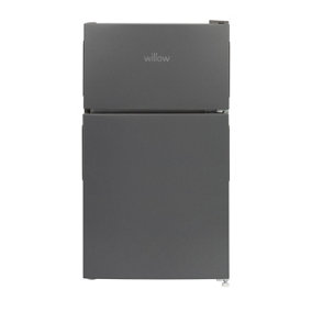 Willow WG50UCFF 86L Under Counter Fridge Freezer with Adjustable Thermostat -  Grey