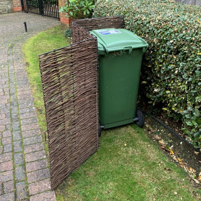 Willow Wheelie Bin Screen with Metal Frame (Single) — free download