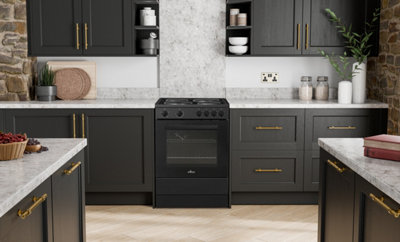 Willow WSE60BK 68L Freestanding Single Cavity Electric Cooker - Black