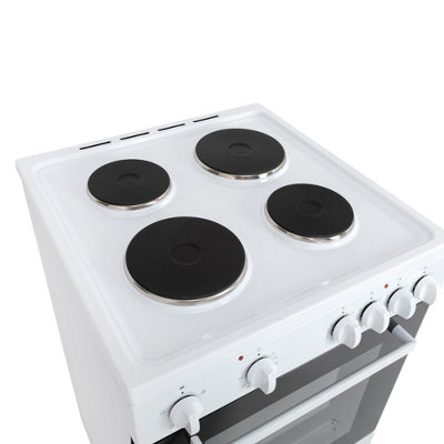 Willow WSE60WH 68L Freestanding Single Cavity Electric Cooker - White