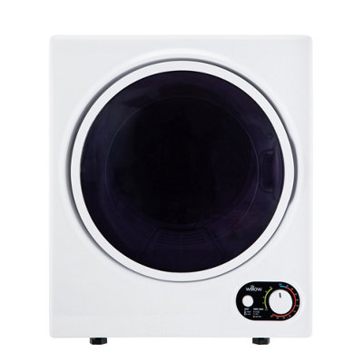Willow WTD25W 2.5kg Compact Vented Dryer, Front Loading with Child Lock, Crease Guard, 2 Year Warranty