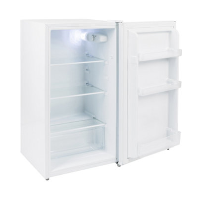 Willow WU48LFW 93L Under Counter Larder Fridge with Reversible Door, Adjustable Thermostat, 2 Years Warranty, Low Noise - White