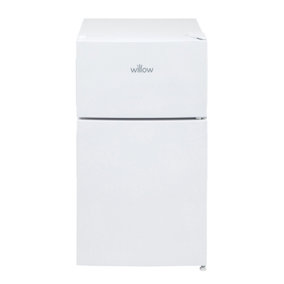 Willow WW50UCFF 86L Under Counter Fridge Freezer with Adjustable Thermostat - White