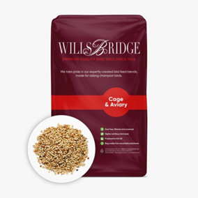 Willsbridge Cage & Aviary Budgie Seed Mix Bird Food 20kg