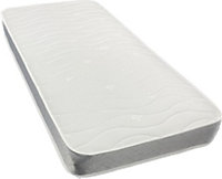 Wilson Beds - 2ft6 SMALL Single The Standard 8" Deep Approx. Grey Ortho, Hybrid Spring Mattress With A Layer Of Memory Foam