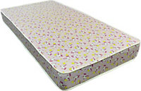 Wilson Beds - 4" (10cm) Deep 2ft6 Small Single Pink Unicorns Firm All Reflex Foam Kids Thin Mattress