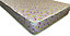 Wilson Beds - 4" (10cm) Deep 3ft Single Pink Unicorns Firm All Reflex Foam Kids Thin Mattress