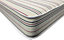 Wilson Beds - 4" (10cm) Deep European Single 20x200cm Contract Cotton Stripe All Reflex Firm Foam Thin Kids Mattress