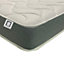 Wilson Beds - Basic 6.5" Deep 3ft Single Quilted Longwave, Hybrid Spring Mattress With A Layer Of Memory Foam And A Grey Border