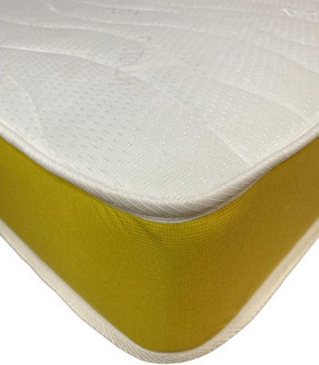 Wilson Beds Limited 2ft6 SMALL Single Rainbow Kids Basic Yellow