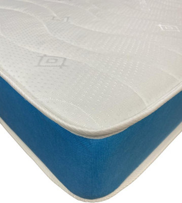 Wilson Beds Limited 3ft Single Rainbow Kids Basic Teal Blue Quilted