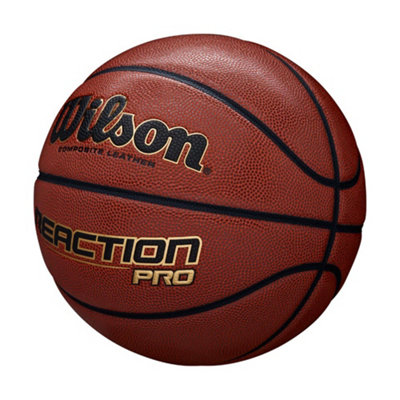 Wilson Reaction Pro Leather Basketball Tan (5)
