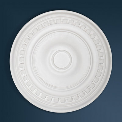 Wilton Plaster WCP-07 Georgian Dentil Plaster Ceiling Rose 570mm