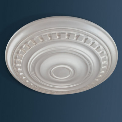 Wilton Plaster WCP-07 Georgian Dentil Plaster Ceiling Rose 570mm