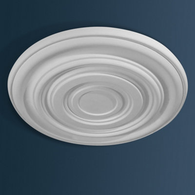Wilton Plaster WCP-08 Essex Plain Plaster Ceiling Rose 490mm