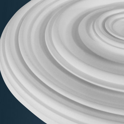 Wilton Plaster WCP-10-310 Small Plain Ring Plaster Ceiling Rose 310mm - 3