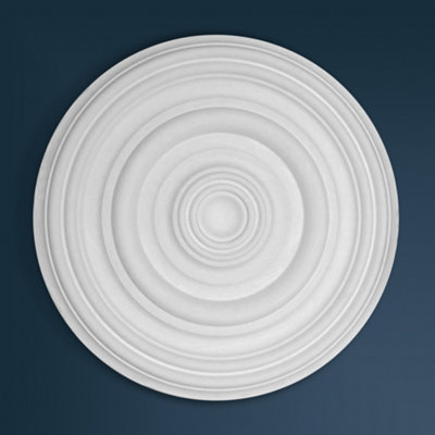 Wilton Plaster WCP-10-450 Small Plain Ring Plaster Ceiling Rose 450mm