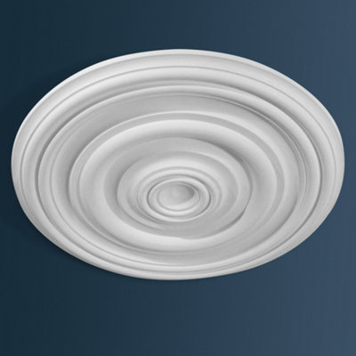 Wilton Plaster WCP-10-450 Small Plain Ring Plaster Ceiling Rose 450mm