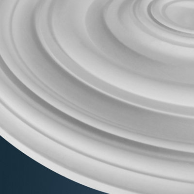 Wilton Plaster WCP-10-450 Small Plain Ring Plaster Ceiling Rose 450mm - 3