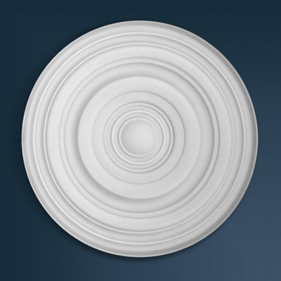Wilton Plaster WCP-10-600 Medium Plain Ring Plaster Ceiling Rose 600mm