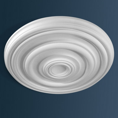 Wilton Plaster WCP-10-600 Medium Plain Ring Plaster Ceiling Rose 600mm