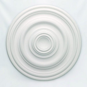Wilton Plaster WCP-10-600 Medium Plain Ring Plaster Ceiling Rose 600mm