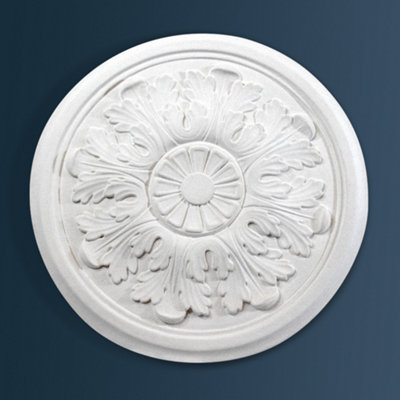 Wilton Plaster - WCP67 - Small Cambridge Plaster Ceiling Rose - White ...