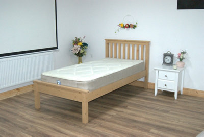 Wiltshire Pine Wooden Bed Frame 3ft - UV Waxed
