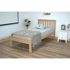 Wiltshire Pine Wooden Bed Frame 4ft - UV Waxed